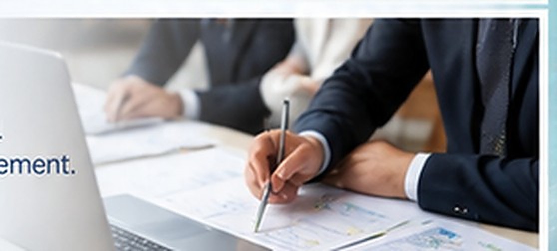 Commercial coordination and planning at a desk